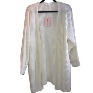 NWT Missguided cream cardigan with pockets size 2/4